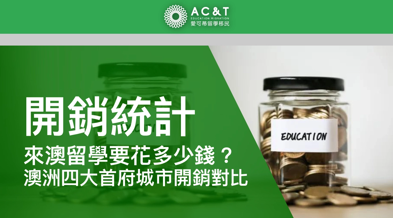 澳洲留學生活開銷知多少？一起來算一算，2025年8月起，來澳洲留學究竟要花多少錢？