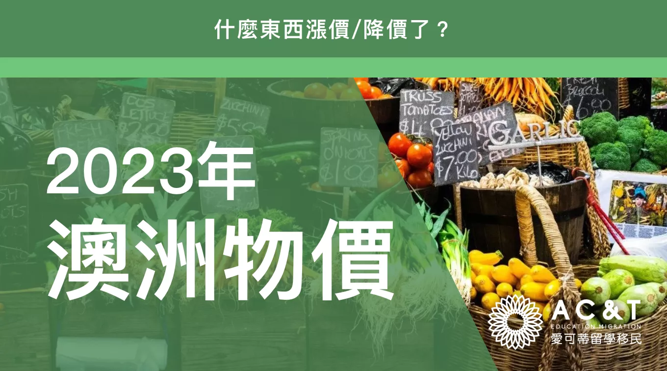 通貨膨脹壓力大！快來看看2023年澳洲有哪些商品漲價/降價？